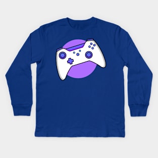 simple Joystick Game Kids Long Sleeve T-Shirt